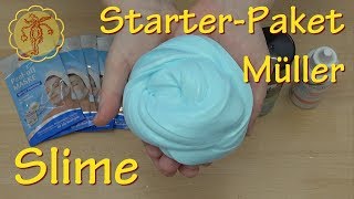 Slime StarterPaket vom Drogeriemarkt Müller für FluffySlime [upl. by Nileek]