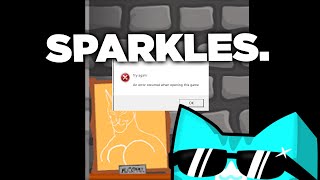 ⬆️ Geometry Dash amp Emotional Support 🤔 Sparkly Edition ✨ Shades ON 😎 [upl. by Yesak]