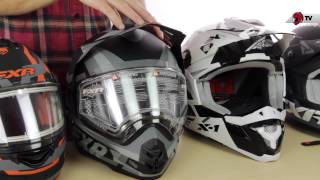 FXR Snowmobile Helmet Guide 2015 [upl. by Atsillac]