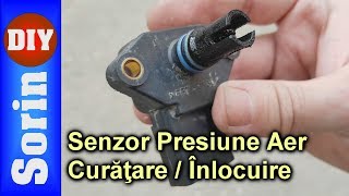 Senzor Presiune Aer  Curatare  Inlocuire  14 16V  16 16V [upl. by Locin785]