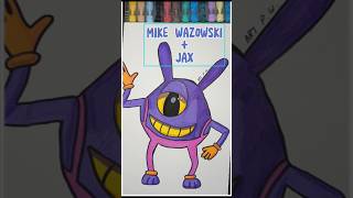 Mike Wazowski  Jax amazingdigitalcircus jax art [upl. by Ddal]