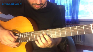 GÃ¶khan KÄ±rdar  Yerine Sevemem Cover  Akor ve Solo [upl. by Nyl]