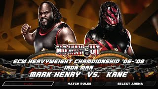 WWE 2K14  Mark Henry vs Kane  Iron Man match [upl. by Adamina]