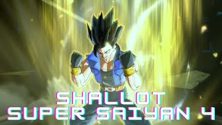 Shallot Super Saiyan 4 Transformation  Dragon Ball Xenoverse 2 Mods [upl. by Dlabihcra631]