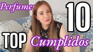 TOP 10 Perfumes IMANES de CUMPLIDOS Mujer DISEÑADOR 2024 [upl. by Sibelle]