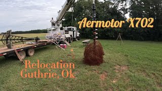 Complete Aermotor X702 Relocation Guthrie Ok windmill aermotor [upl. by Ralat]