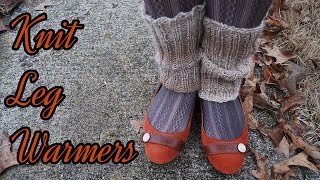 Knit Leg Warmer Tutorial [upl. by Fusco]