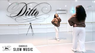 NewJeans 뉴진스  Ditto  Dance Tutorial  SLOW MUSIC  MIRROR Full Chorus [upl. by Harmaning]