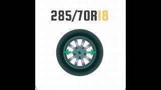 Tire Size 28570r18 in inches 28570r18 [upl. by Ymeon347]