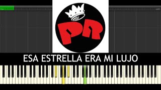 Patricio Rey y sus Redonditos de Ricota ➡ Esa Estrella Era Mi Lujo 🎹 Partitura Piano Tutorial FÁCIL [upl. by Asenej]