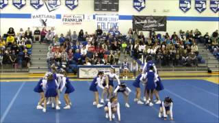 Reuther Middle School Cheer 7th Grade Round 3 1182014 [upl. by Verla]