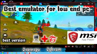 MSI APP PLAYER  BEST VERSION  Best emulator for low end pc  2gb ram  no need gpu [upl. by Modern865]