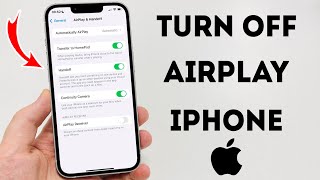 How To Turn Off Airplay On iPhone  Full Guide [upl. by Doloritas]