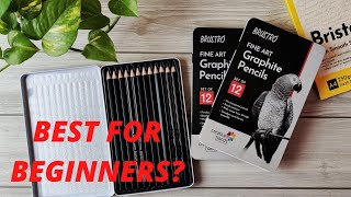 Best Pencils For Beginners  Brustro Graphite Pencils Review [upl. by Kristianson]