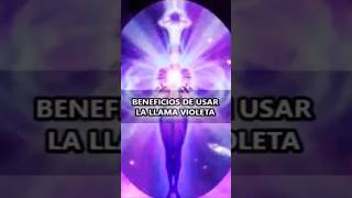 BENEFICIOS DE LA LLAMA VIOLETA meditacion ansiedadtransmutación llamavioletaaura [upl. by Nihahs]