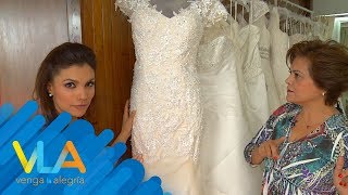 Gasta menos en tu vestido de novia y en lugar de comprar uno ¡réntalo  Venga La Alegría [upl. by Cockburn]