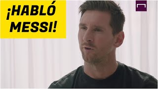 MESSI SE QUEDA en el BARCELONA La ENTREVISTA COMPLETA Su decisión y las DURAS CRÍTICAS a Bartomeu [upl. by Cnut861]