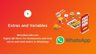 9 Extras and Variables  qr code menu [upl. by Einad]