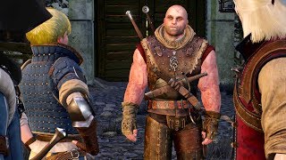 THE WITCHER 3  Roche and Ves meet Letho in Kaer Morhen all options 4K 60fps [upl. by Olra]