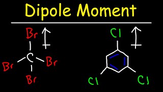 Dipole Moment Vectors amp Electronegativity  Organic Chemistry [upl. by Cocke]