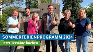 Sommerferienprogramm 2024  Jetzt online buchen [upl. by Annalise683]