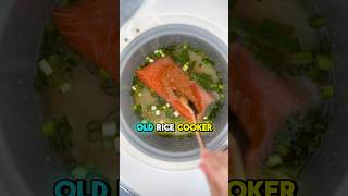 FIRST cooking video  lazy rice cooker miso salmon rice recipe Doesn’t get easier than this [upl. by Sher]