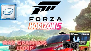 GeForce RTX 3060TI 8GB  Core i5 11400f Test in Forza Horizon 5 1080P Max Graphics [upl. by Ahsinuq]