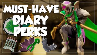 The BEST Diary Perks Your OSRS Account Needs [upl. by Samala]