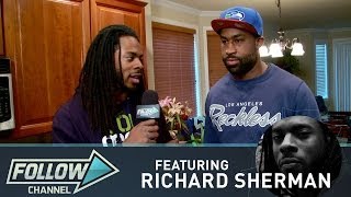 Richard Sherman Interviews Brandon Browner [upl. by Ainez863]