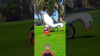 GTA V DUCK CHEATED MOTU BABY BIKE reacttionn shorts [upl. by Brita]