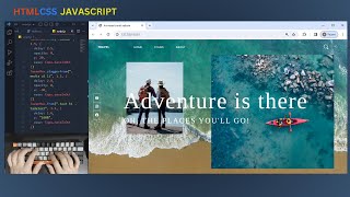 Creating Animated Website using HTML CSS and Javascript  GSAP Tutorial [upl. by Eneja]