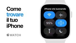 Apple Watch Series 4 — Come trovare il tuo iPhone — Apple [upl. by Conyers]