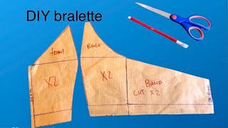 DIY bralette pattern [upl. by Klos]