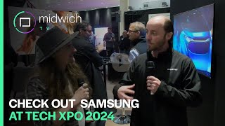 The Samsung stand at Tech Xpo 2024 in 60 seconds [upl. by Ennoitna]