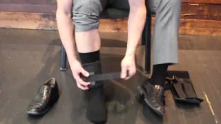 AnkleKnee Binding Instruction [upl. by Jerrome415]