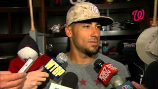 Ian Desmond discusses the review on his gamewinning home run [upl. by Inatirb]