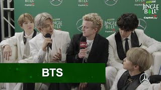 BTS Talks About Upcoming New Music At KIIS FM Jingle Ball [upl. by Brynna]