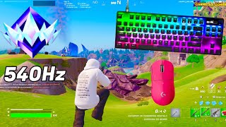 SteelSeries Apex Pro TKL ASMR 😴 Unreal Ranked 🏆 Satisfying Keyboard Fortnite 360 FPS 4K [upl. by Oigolue]