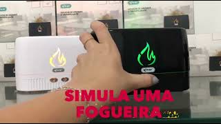 Umidificador e Difusor de Aromas Fogueira Knup KPUM607 [upl. by At]