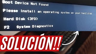 SOLUCION Error Hp laptop BOOT DEVICE NOT FOUND 2024  Dispositivo de arranque no encontrado [upl. by Notsob694]