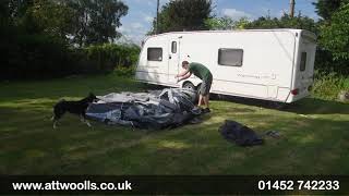 Dometic Ace Air All Season Awning Packing Tutorial Video [upl. by Ardnekan]