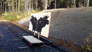 Storumans Folkhögskola  Fjälledarna skjuter på löpande älg [upl. by Dustman]