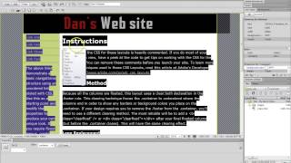 7 Editing Div Size using CSS in Adobe Dreamweaver [upl. by Lorelie]