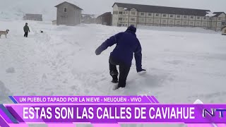 Caviahue un pueblo tapado por la nieve [upl. by Elaynad]