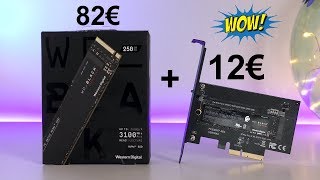 12€ SPETTACOLARE Adattatore BEYIMEI  SSD NVMe SSD WDBLACK [upl. by Acissaj]