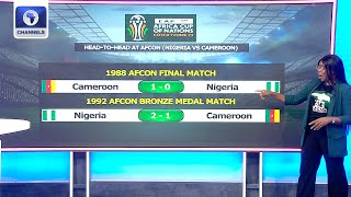 AFCON 2023 PREVIEW Nigeria Rekindle Fierce Rivalry With Cameroon  More  Sports Tonight [upl. by Anneuq]