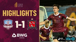 HIGHLIGHTS  GALWAY UNITED 11 DUNDALK [upl. by Liatris]