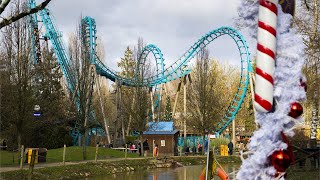 Noël à Walibi RhôneAlpes les décos sont magnifique [upl. by Oniratac]