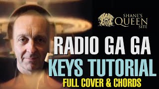 Radio Ga Ga Keys  Piano Tutorial  Queen Radio Ga Ga Full Tutorial [upl. by Tyika]