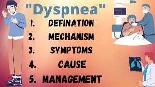 What is Dyspnea  dyspnoea shortness of breath or breathlessness or breathing disorder [upl. by Eimia]